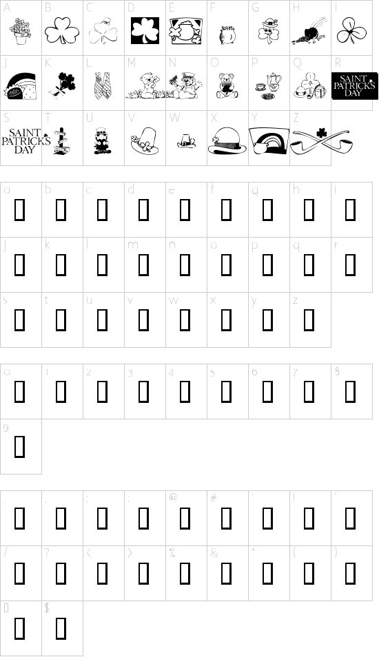 character map