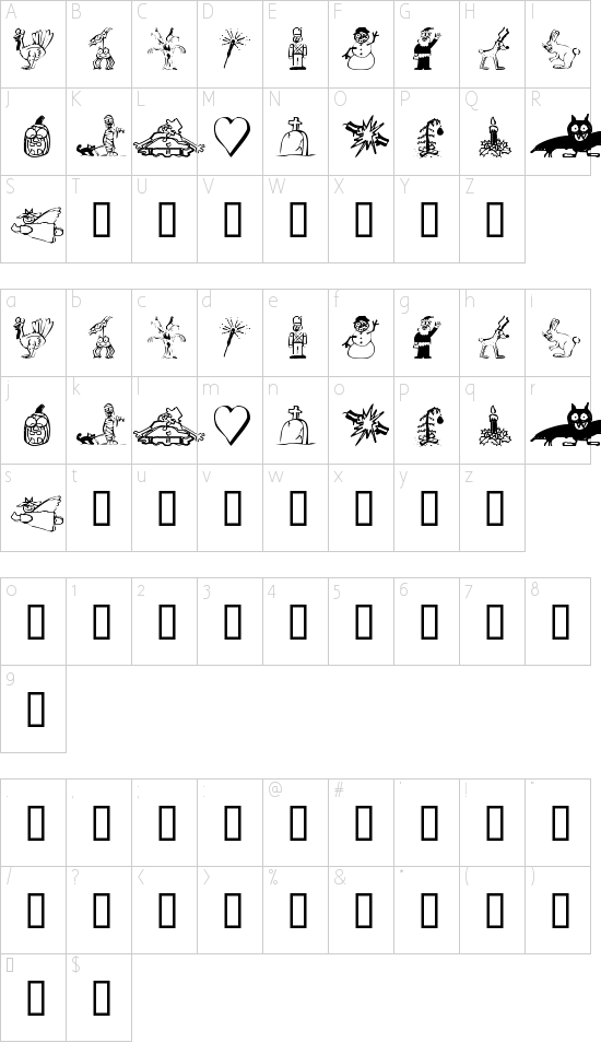 character map