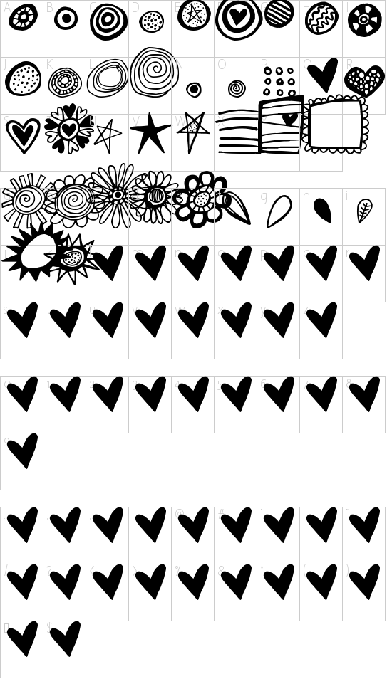 character map